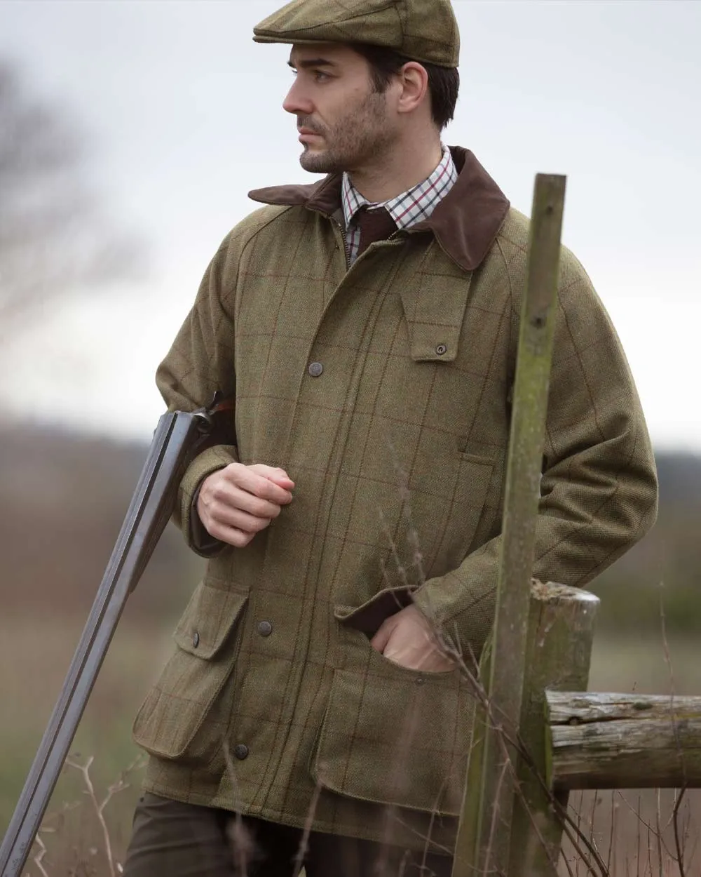 Alan Paine Rutland Waterproof Tweed Shooting Coat