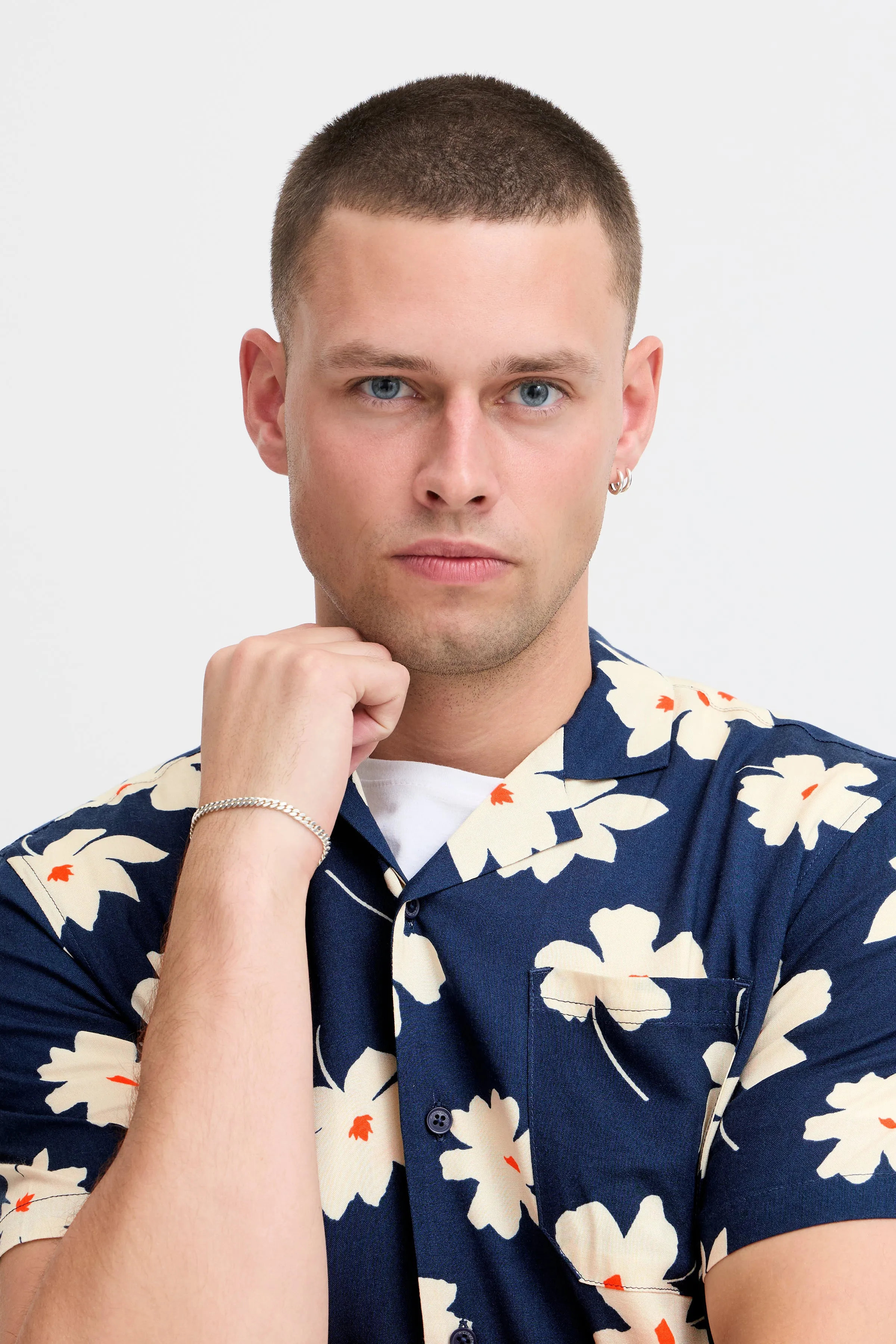 BHADAN SHORT SLEEVE FLORAL SHIRT
