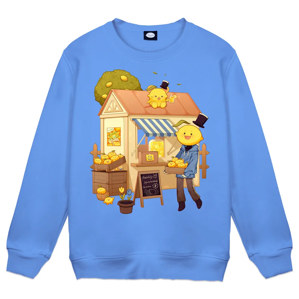 bigpapalemon Lemonade Light Blue Crewneck