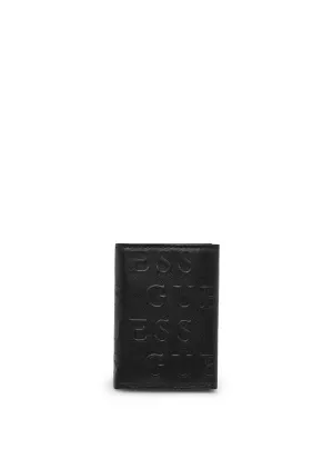Black Glenoaks Trifold Wallet Guess