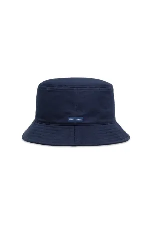 Bob de plage uni - en coton (MARINE)