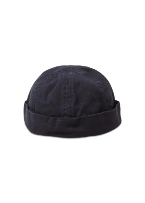 Bonnet court Miki - en coton (MARINE)