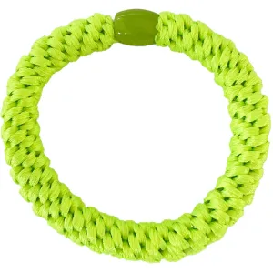 Bow's by Str Braided Hair Elastic - Basic Neon Yellow 6-pack