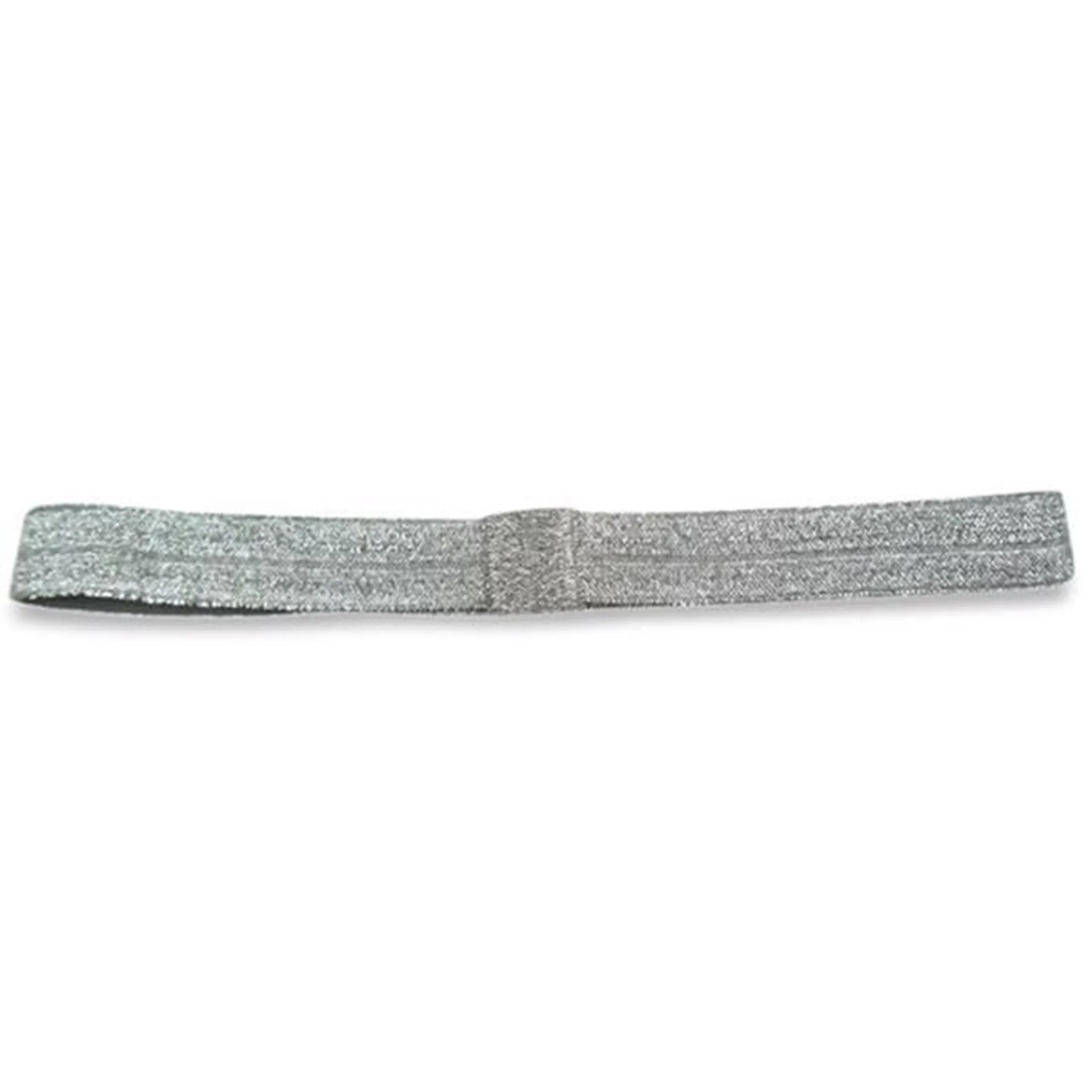 Bow's by Str Hairband Silver (elastic)
