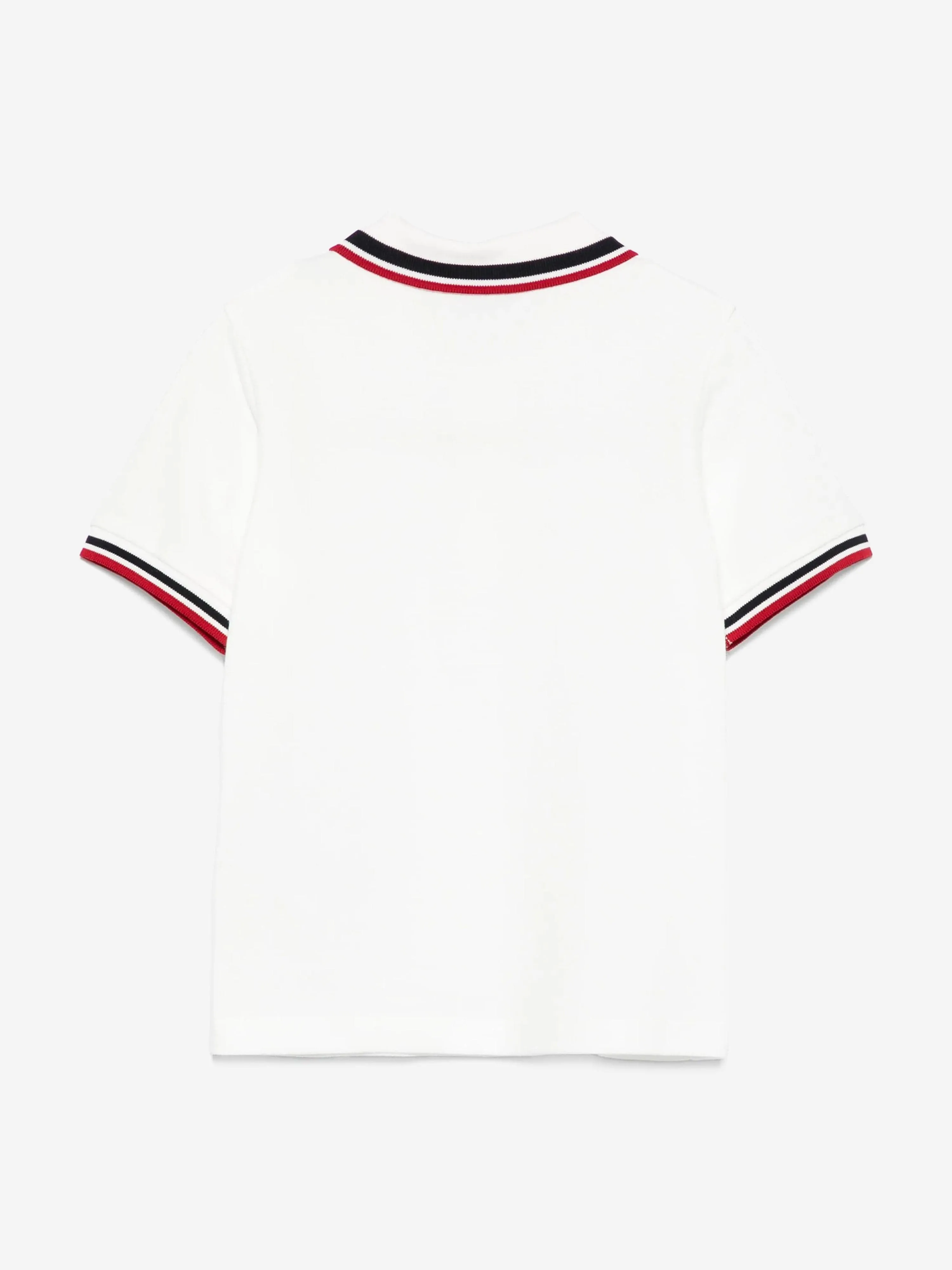 Boys Logo Polo Shirt in White
