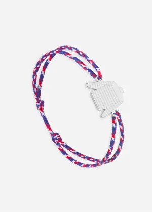 Bracelet lien Marinire - SAINT JAMES x Le Vent  la franaise (ARGENT/TRICOLORE)
