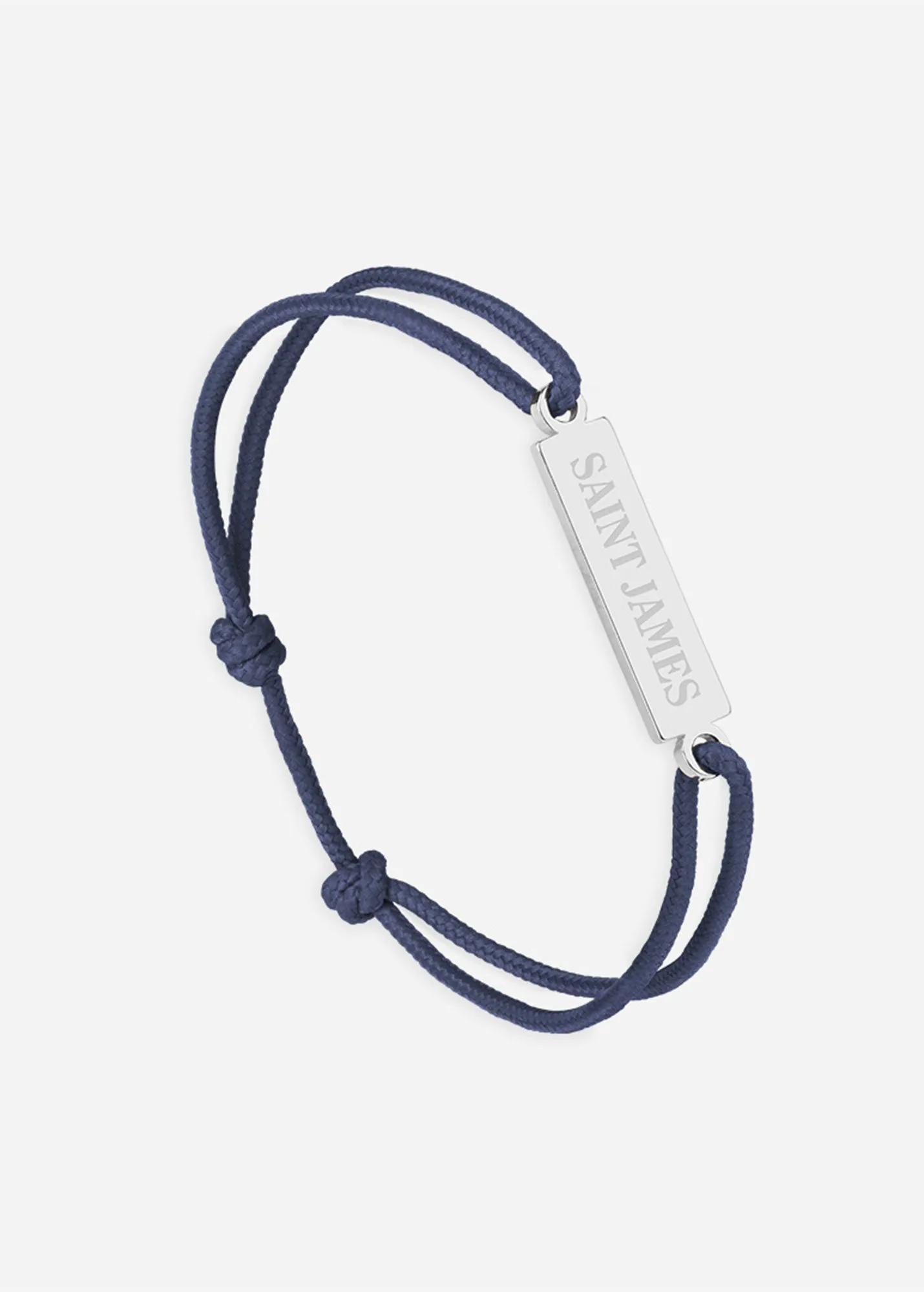Bracelet lien SAINT JAMES - SAINT JAMES x Le Vent  la franaise (ARGENT/MARINE)