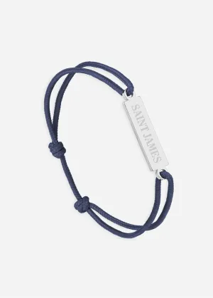 Bracelet lien SAINT JAMES - SAINT JAMES x Le Vent  la franaise (ARGENT/MARINE)