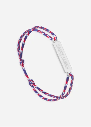 Bracelet lien SAINT JAMES - SAINT JAMES x Le Vent  la franaise (ARGENT/TRICOLORE)