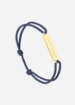 Bracelet lien SAINT JAMES - SAINT JAMES x Le Vent  la franaise (OR/MARINE)