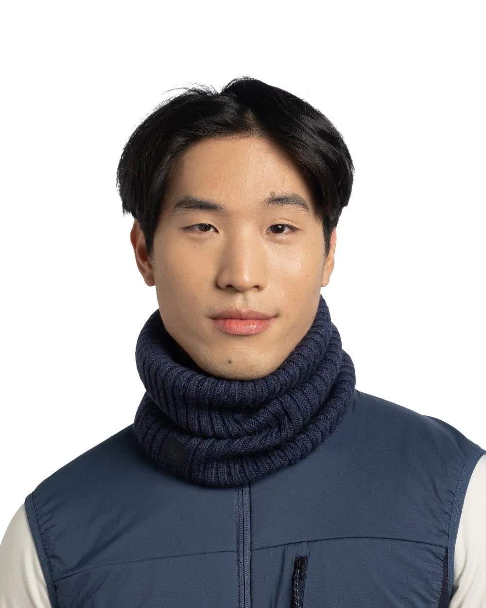 Buff Norval Merino Wool Knitted Neck Warmer