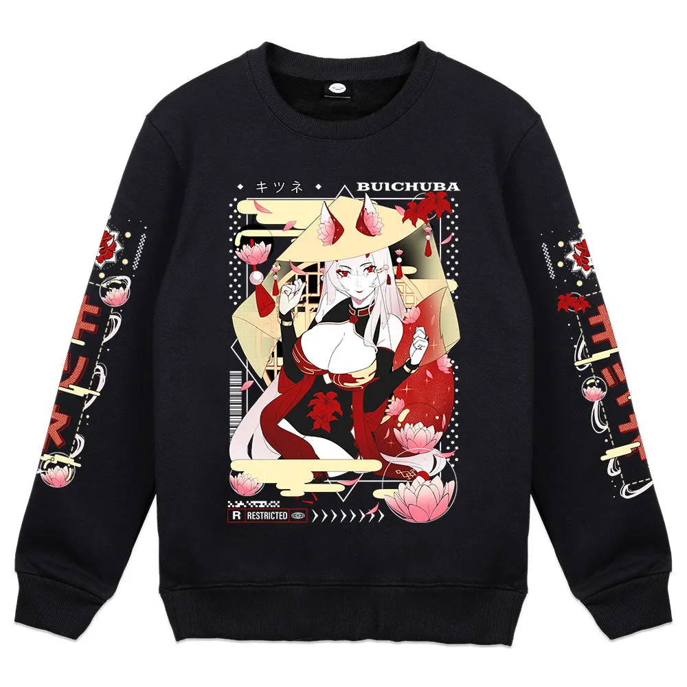 Buichuba World Lotus Crewneck