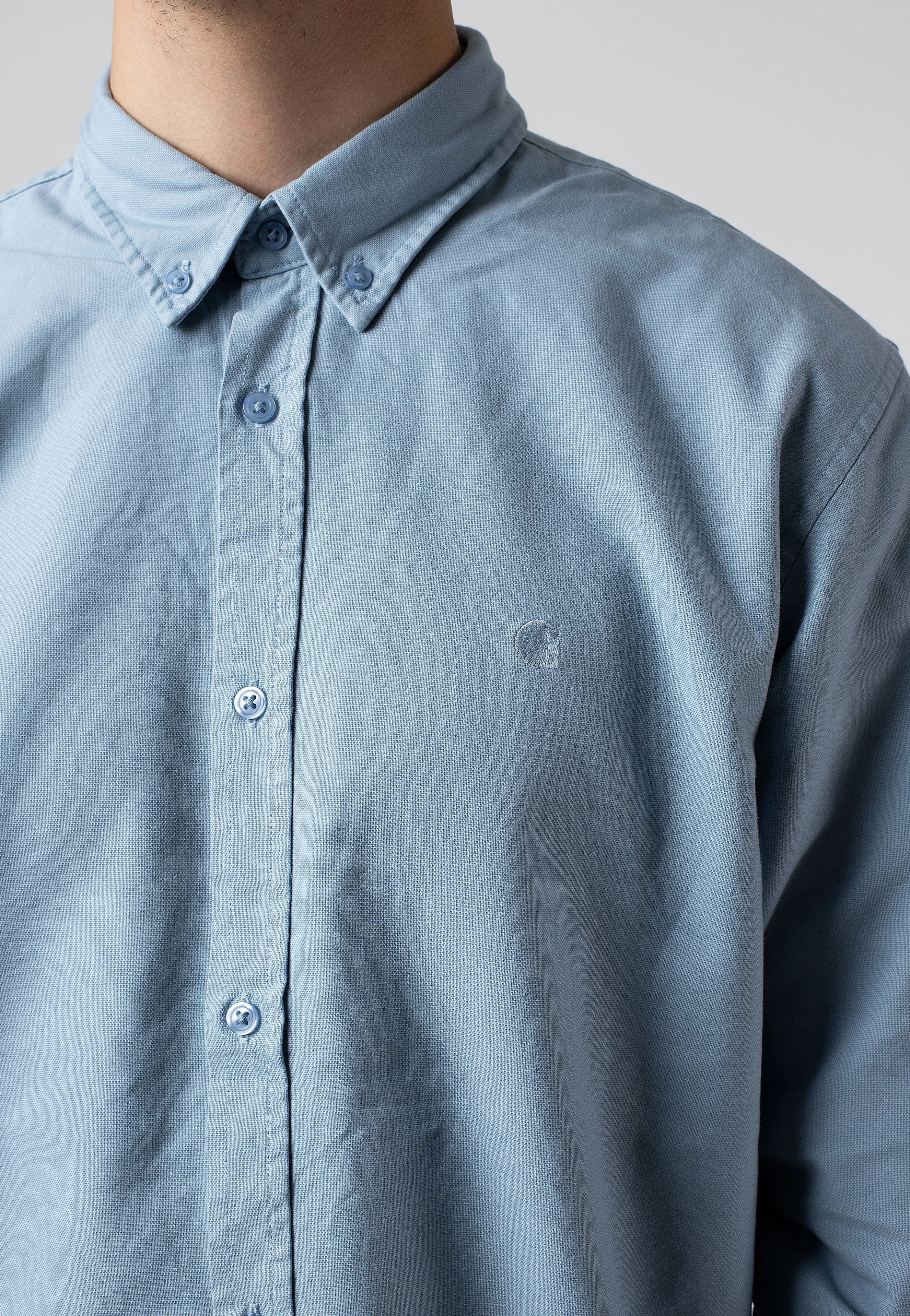 Carhartt WIP - Bolton Garment Dyed Frosted Blue - Shirt
