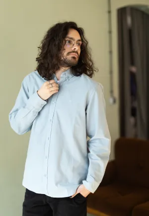 Carhartt WIP - Bolton Garment Dyed Frosted Blue - Shirt