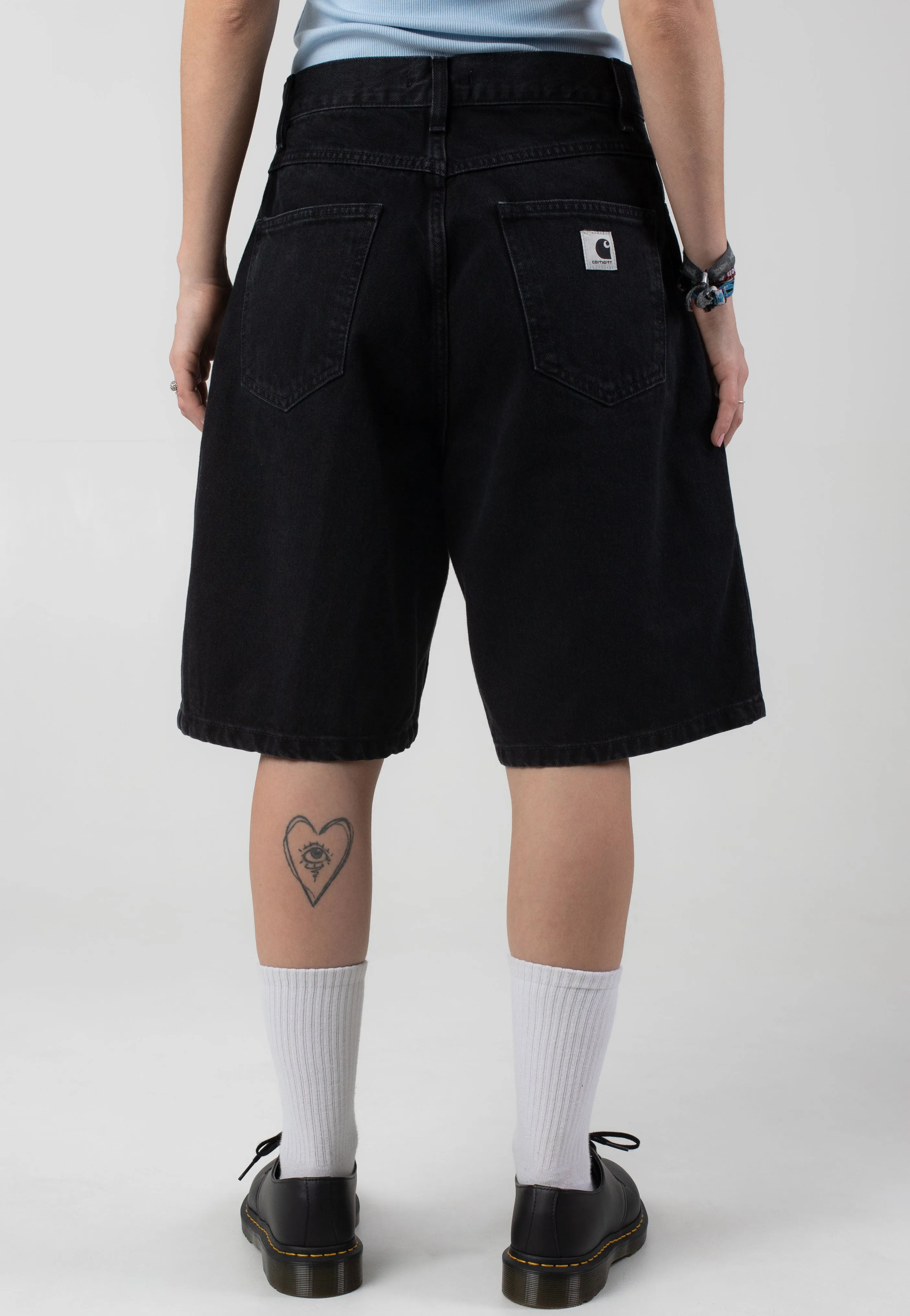 Carhartt WIP - W' Brandon Stone Washed Black - Shorts