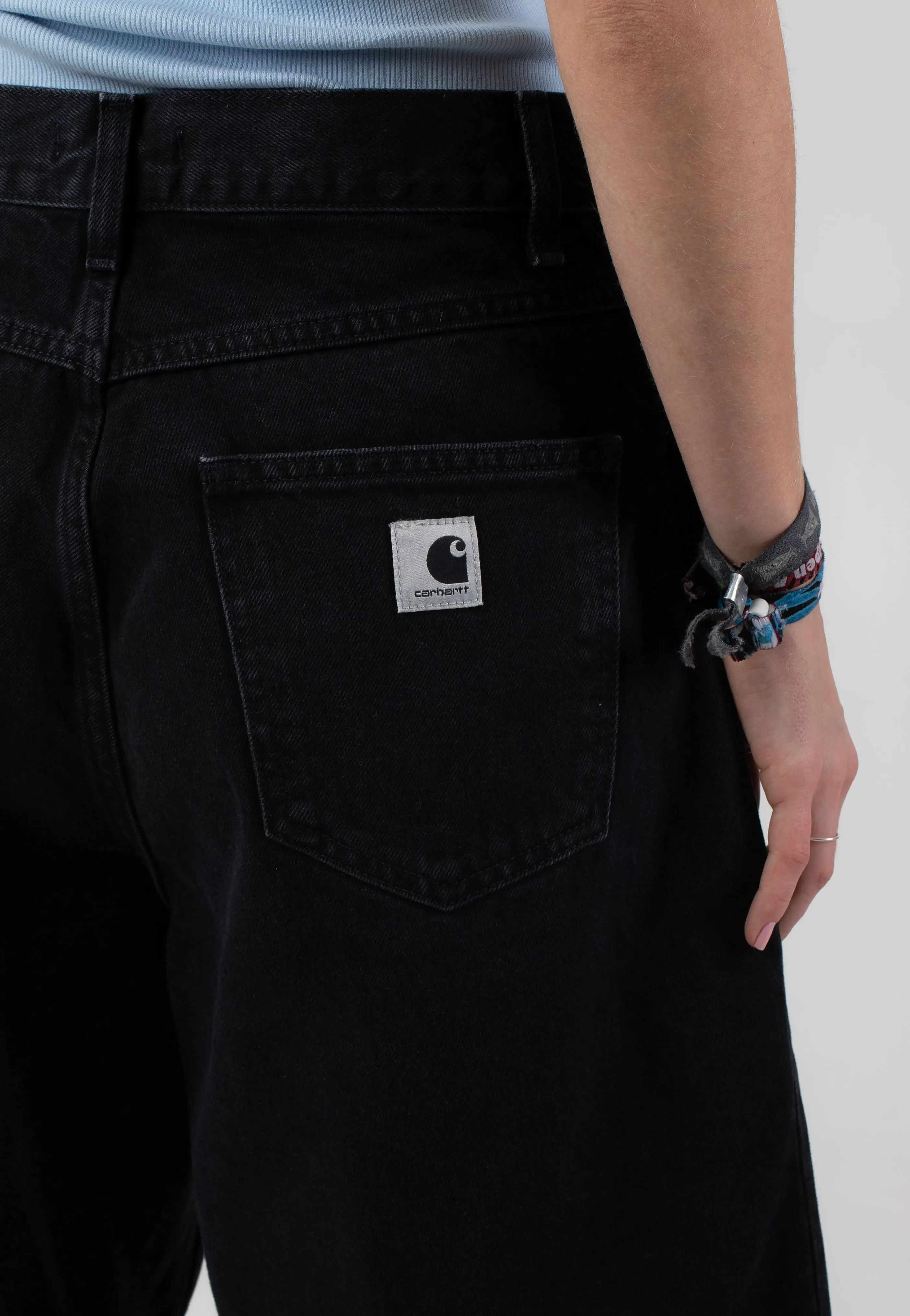 Carhartt WIP - W' Brandon Stone Washed Black - Shorts