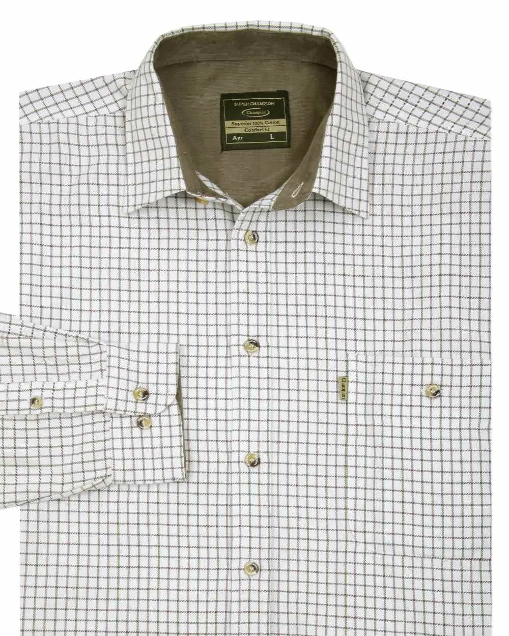 Champion Ayr Heavyweight All Cotton Tattersall Shirt