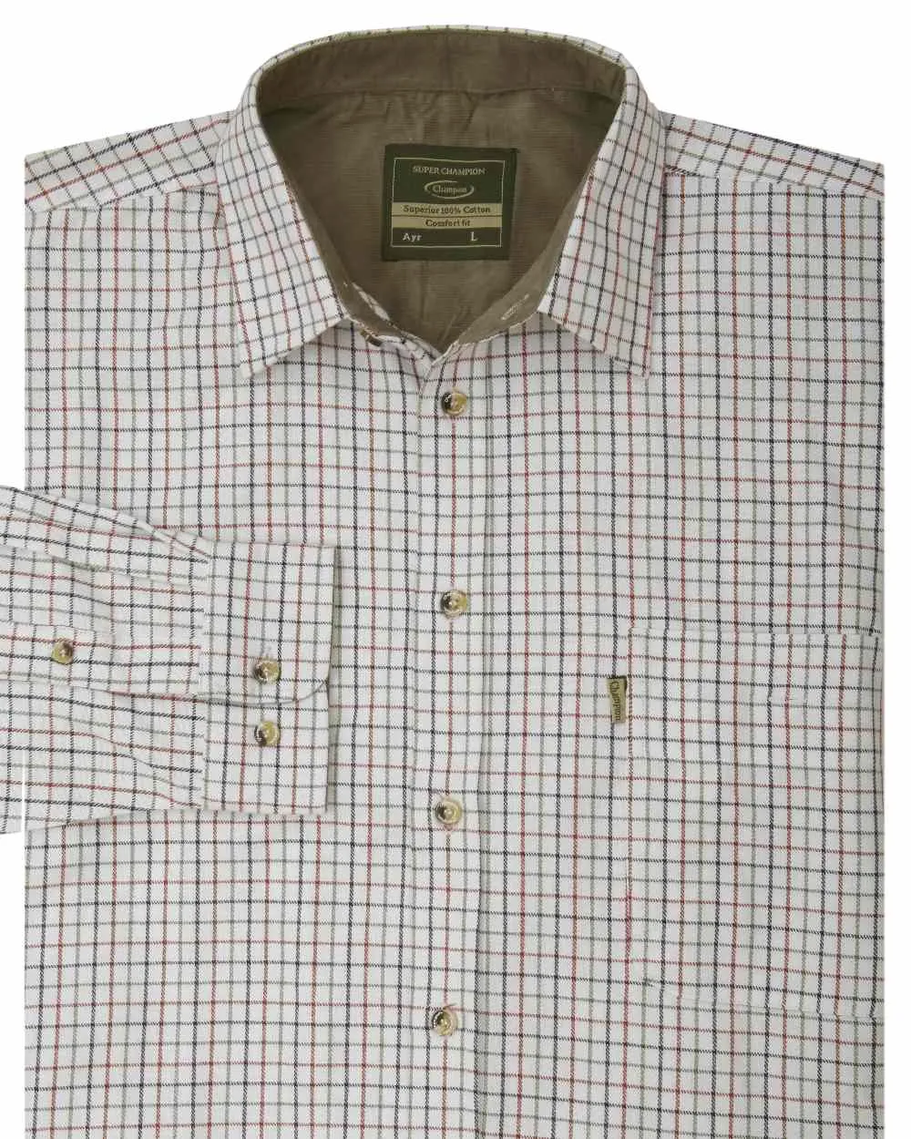 Champion Ayr Heavyweight All Cotton Tattersall Shirt