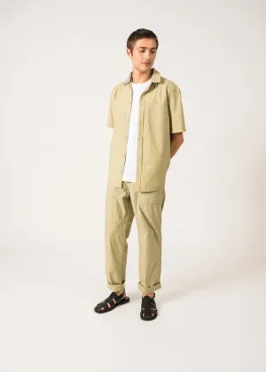 Chemise manches courtes Isaac - en coton (AMANDIER)