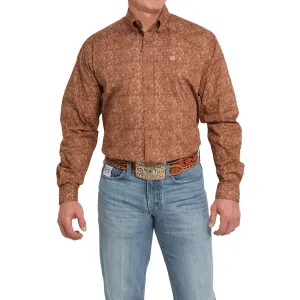 Cinch Men's Paisley Print Button Down