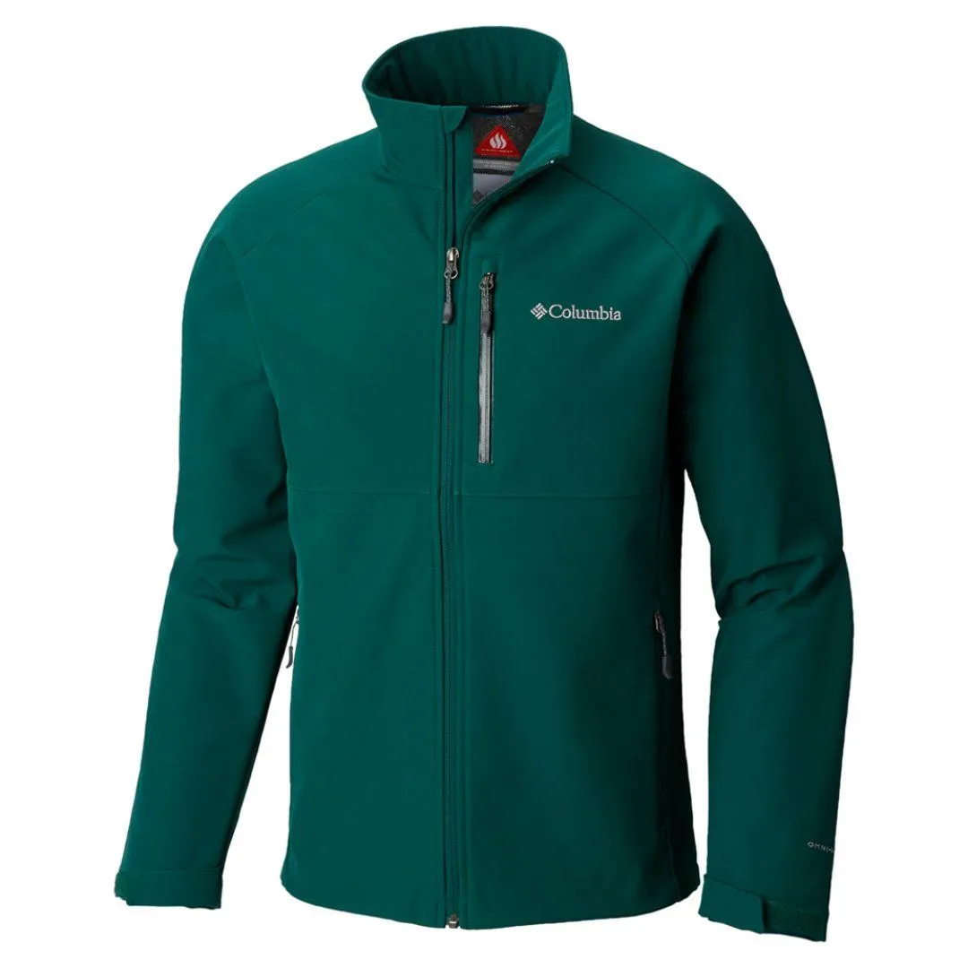 Columbia Men Green Omni-Heat Reflective Heat Mode II Softshell Jacket
