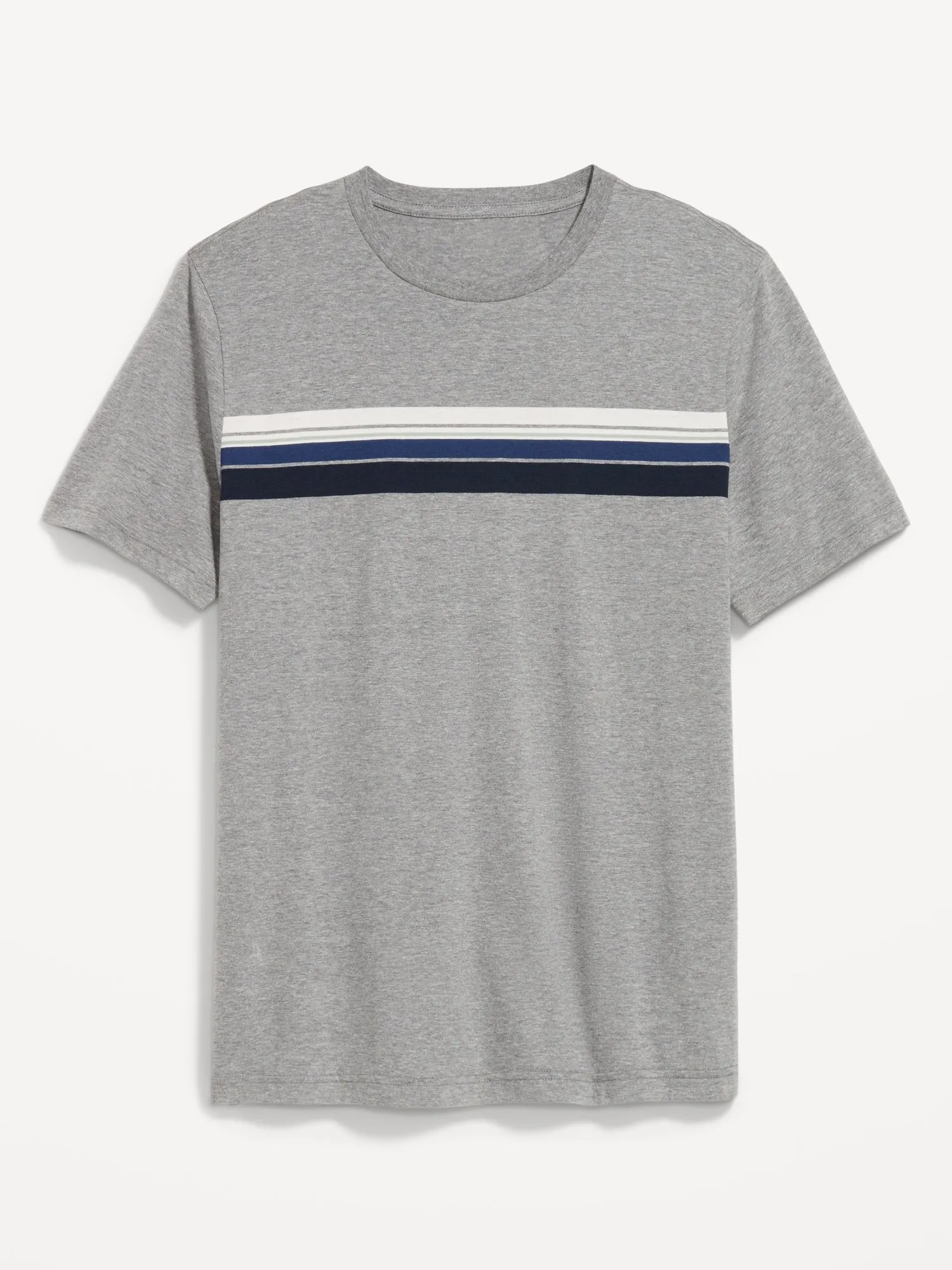 Crew-Neck Striped T-Shirt
