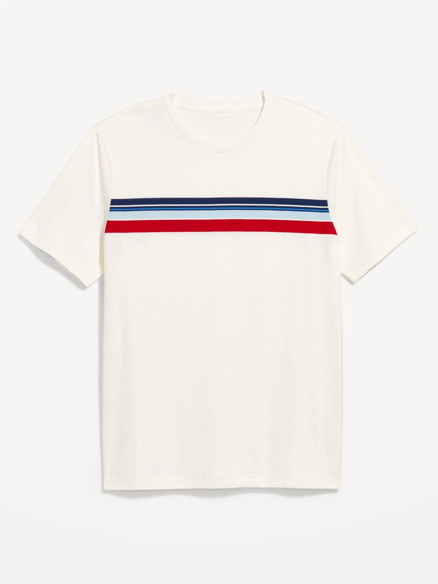 Crew-Neck Striped T-Shirt