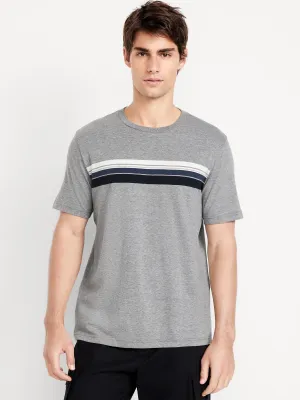 Crew-Neck Striped T-Shirt