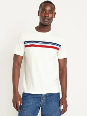 Crew-Neck Striped T-Shirt