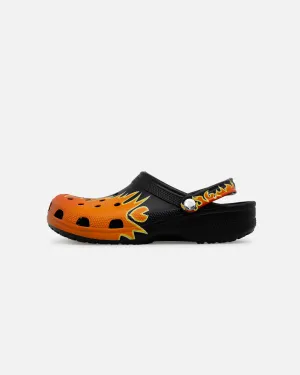 Crocs Classic Flames Clog Black/Multi
