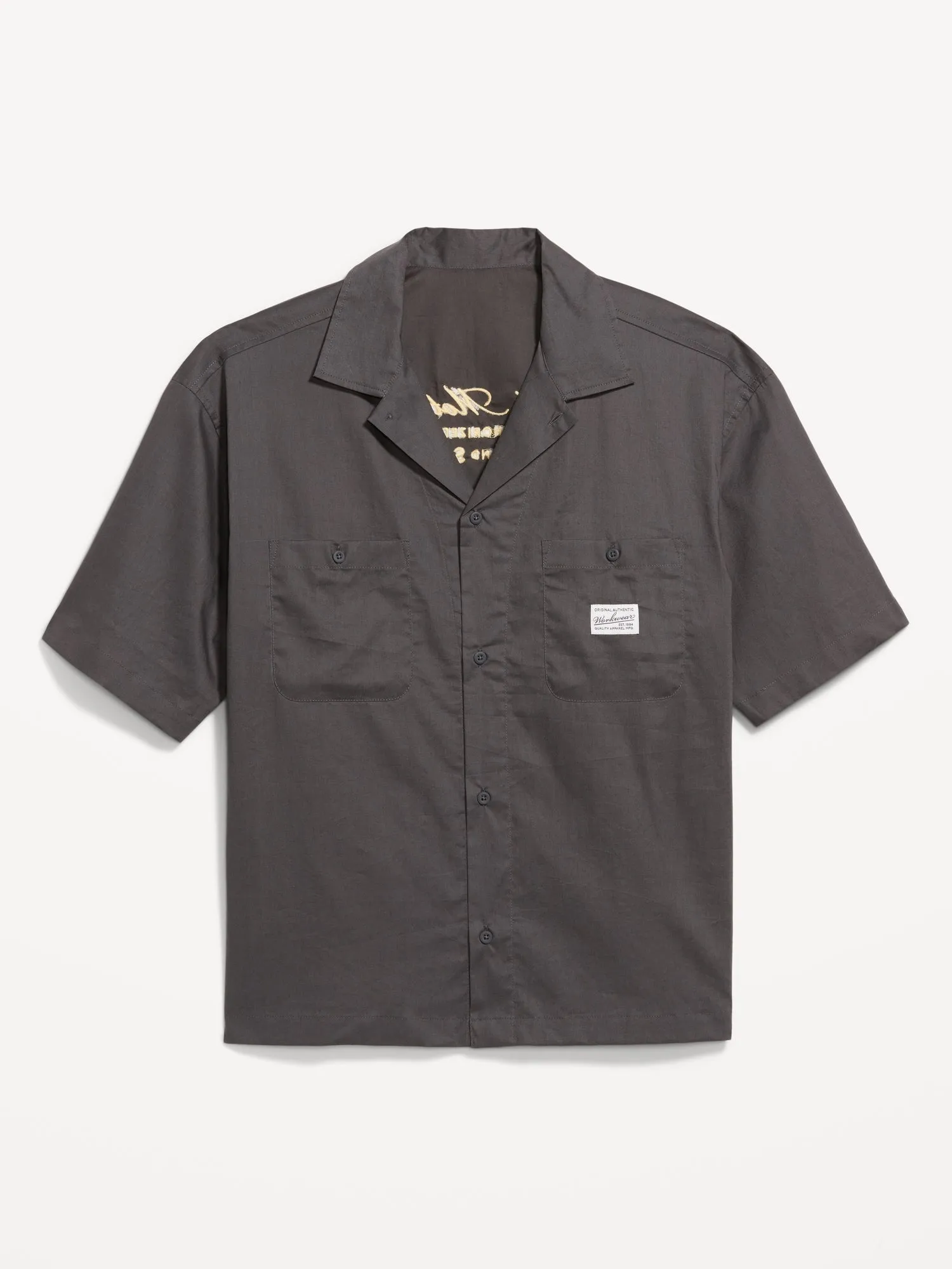 Cropped Utility Pocket Shirt
