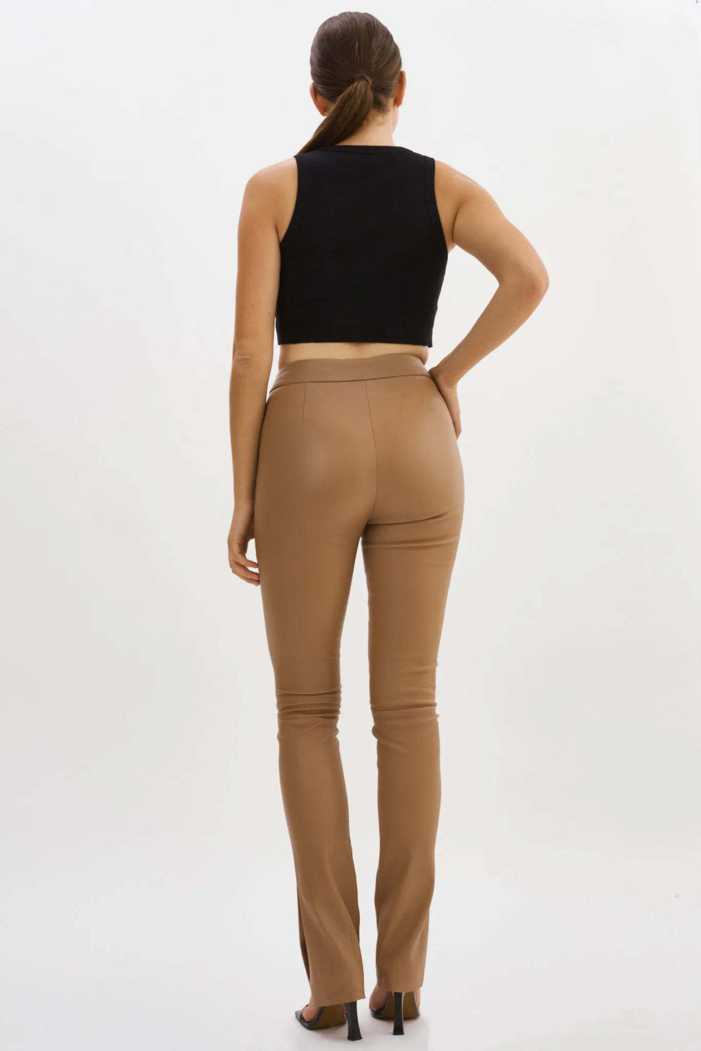 DAWN | Stretch Leather Pants