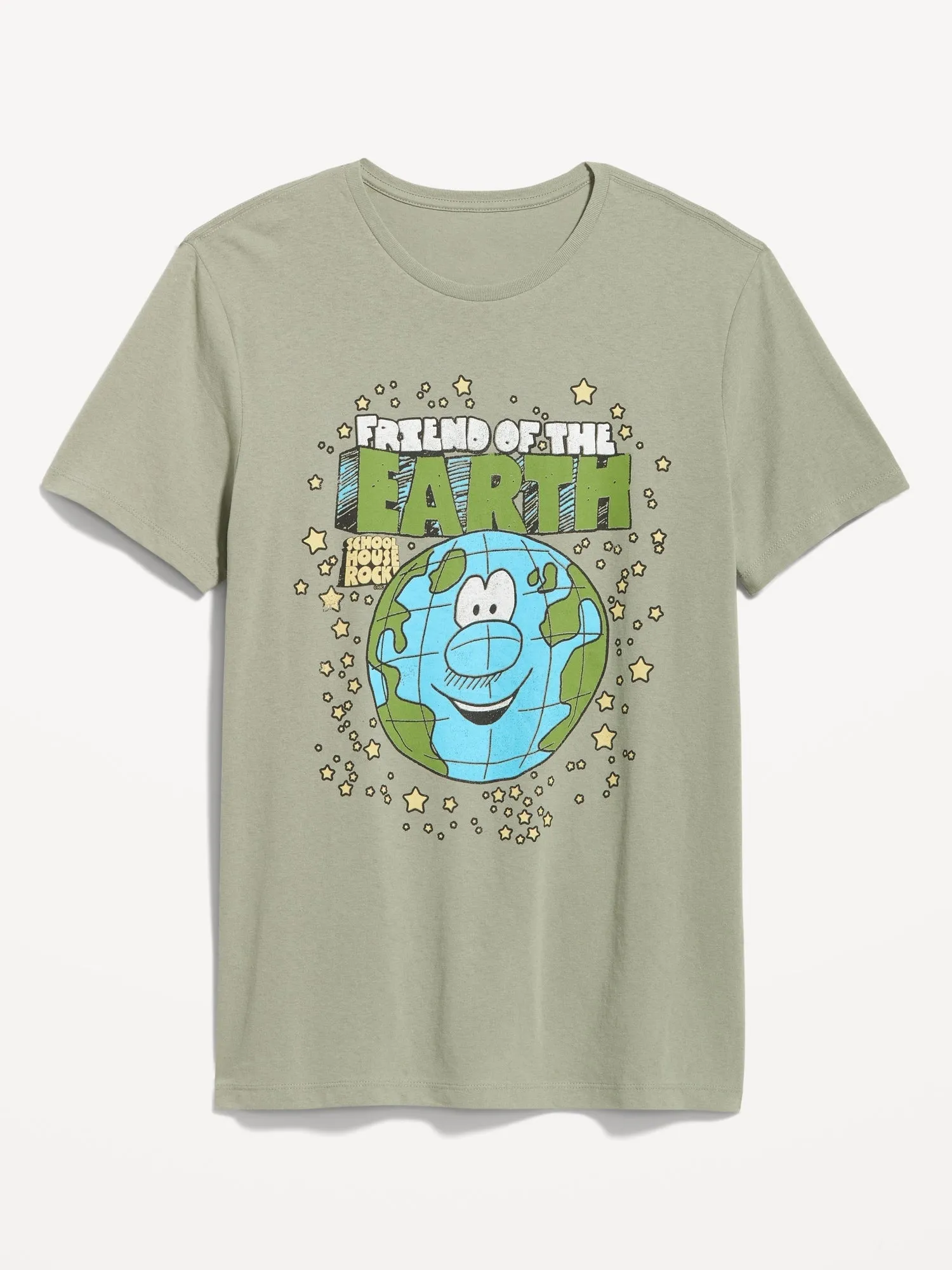 Disney Schoolhouse Rock Earth Day Graphic T-Shirt for Men