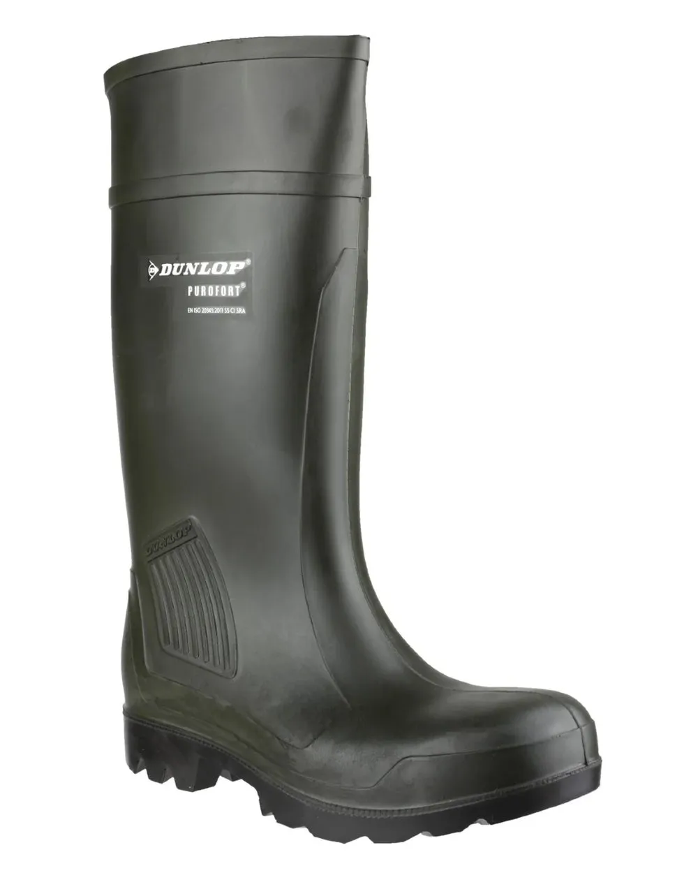 Dunlop Purofort Professional Full Safety Wellingtons - Green
