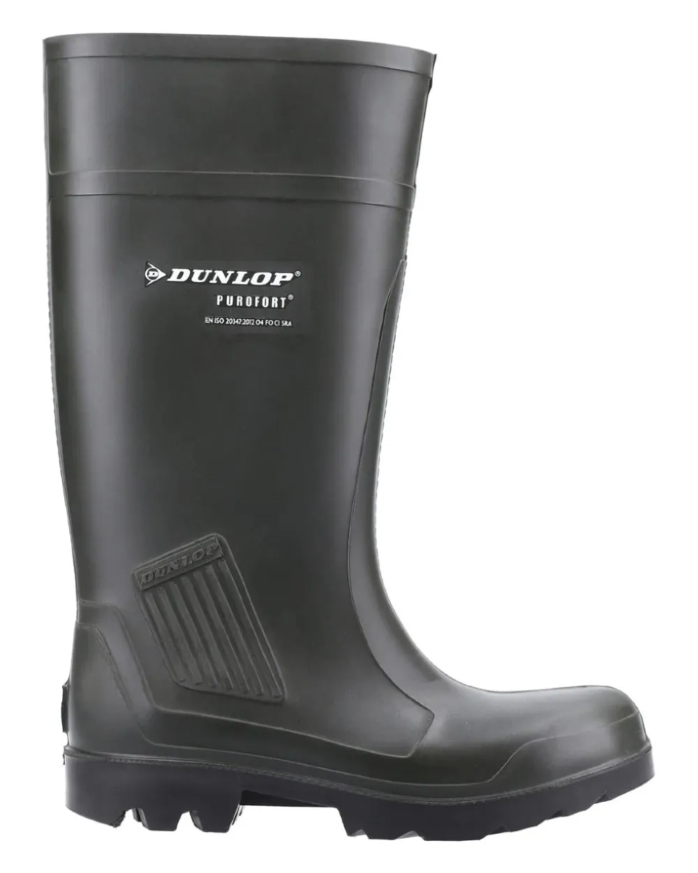 Dunlop Purofort Professional Full Safety Wellingtons - Green