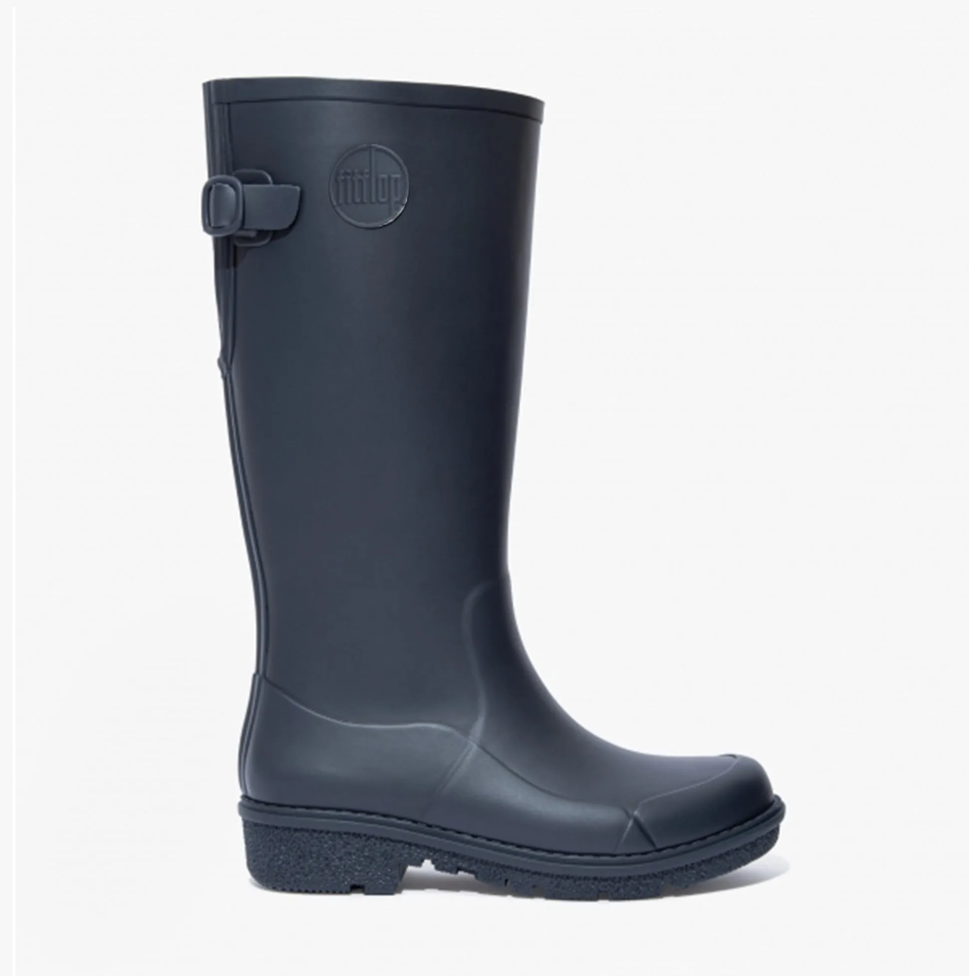 FitFlop WONDERWELLY TALL Womens Rubber Wellington Boots Midnight Navy