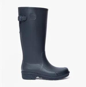 FitFlop WONDERWELLY TALL Womens Rubber Wellington Boots Midnight Navy