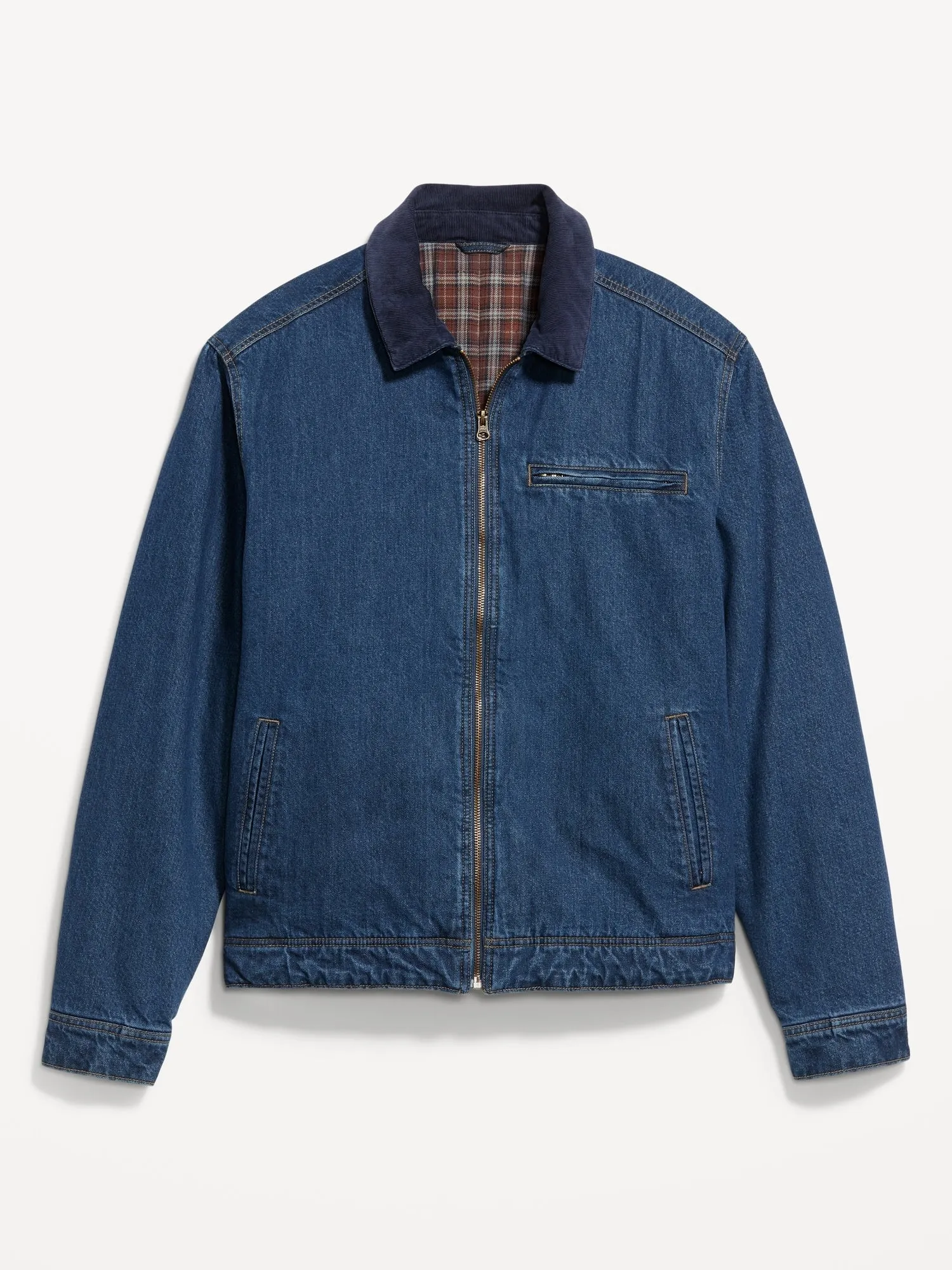 Flannel-Lined Jean Jacket