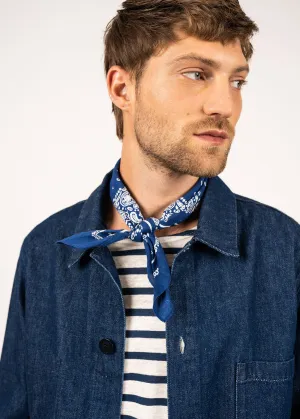 Foulard bandana - en coton (INDIGO)