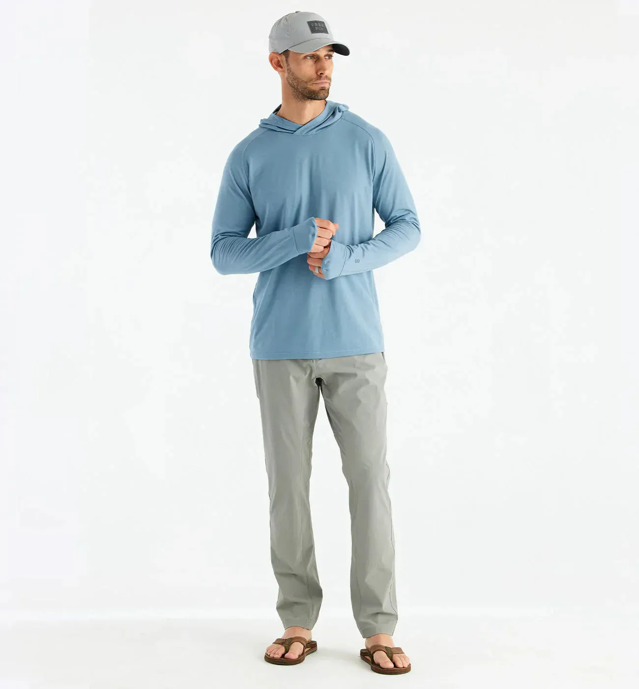 Free Fly Men's Latitude Pant in Cement