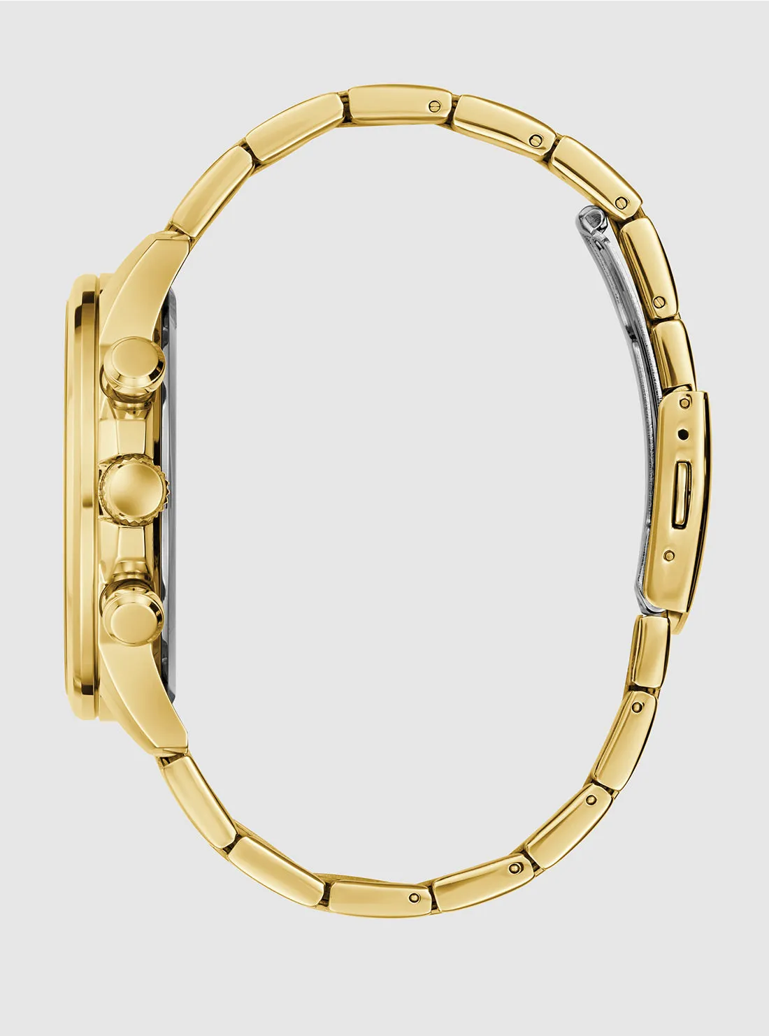 Gold Black Dial Walker Watch Guess