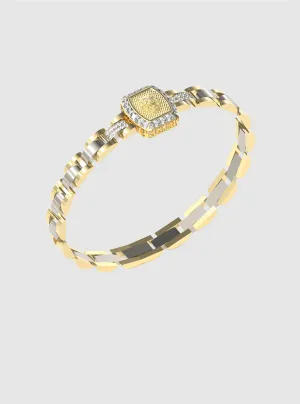 Gold Lion Crystal Bracelet Guess