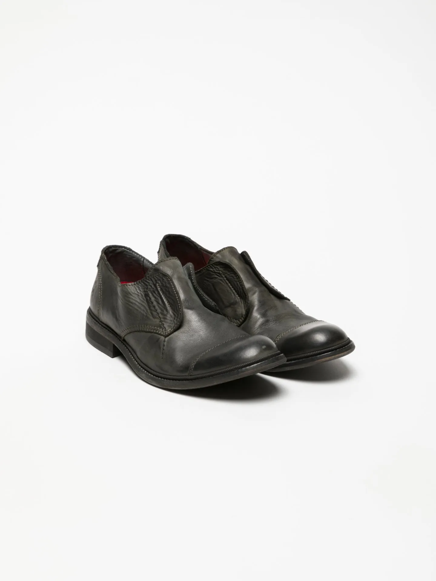 Gray Flat Shoes