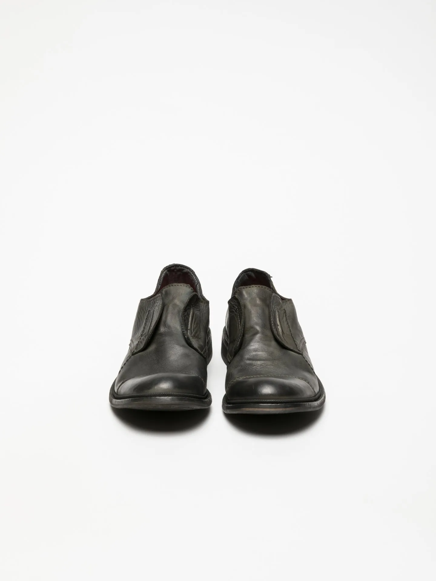 Gray Flat Shoes