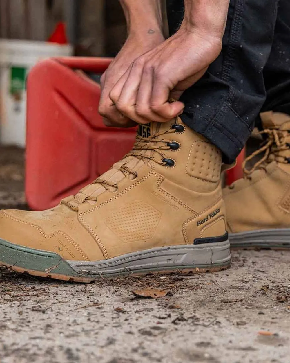 Hard Yakka Mens 3056 S7S 6 Safety Boots