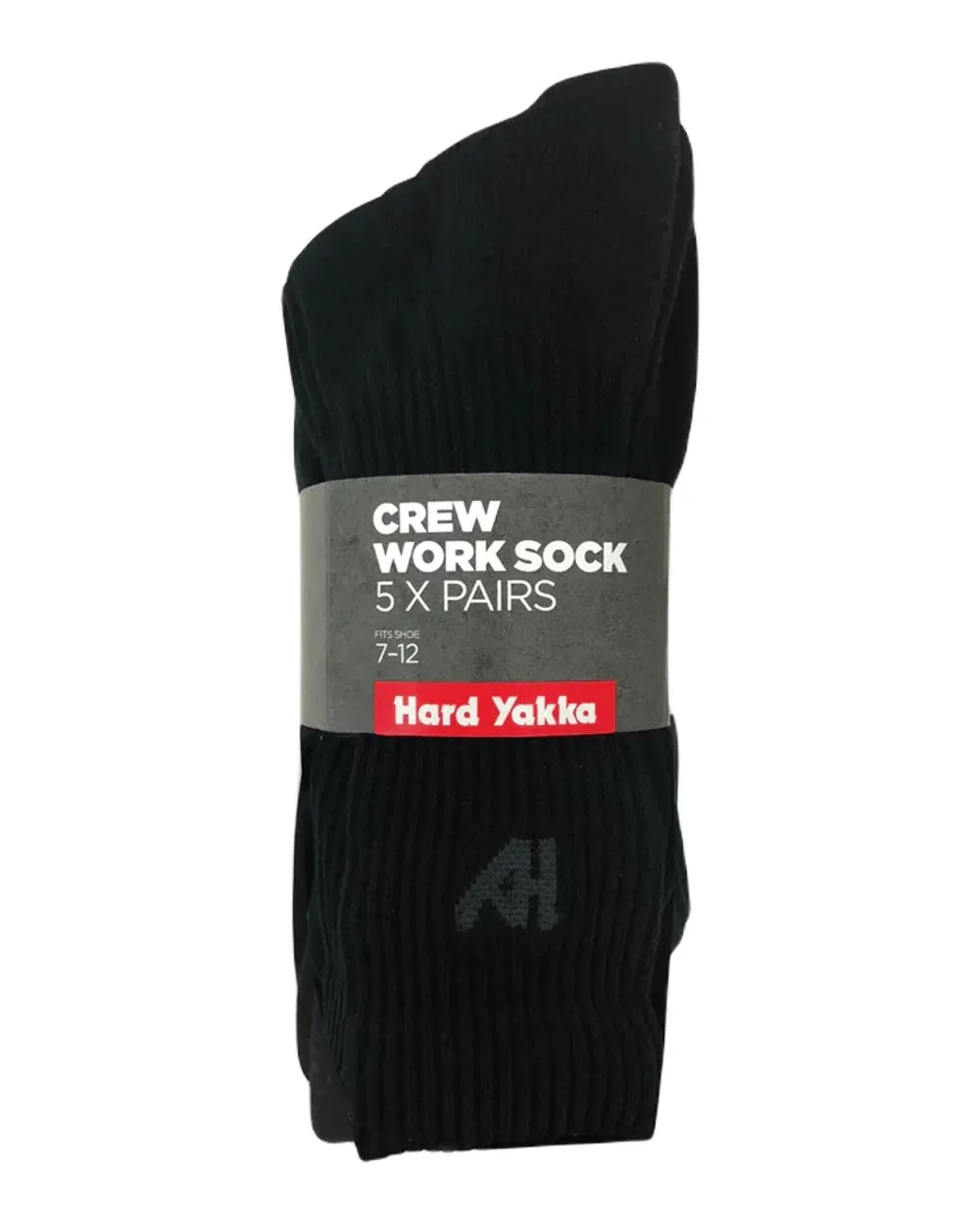 Hard Yakka Mens Crew Pack Work Socks