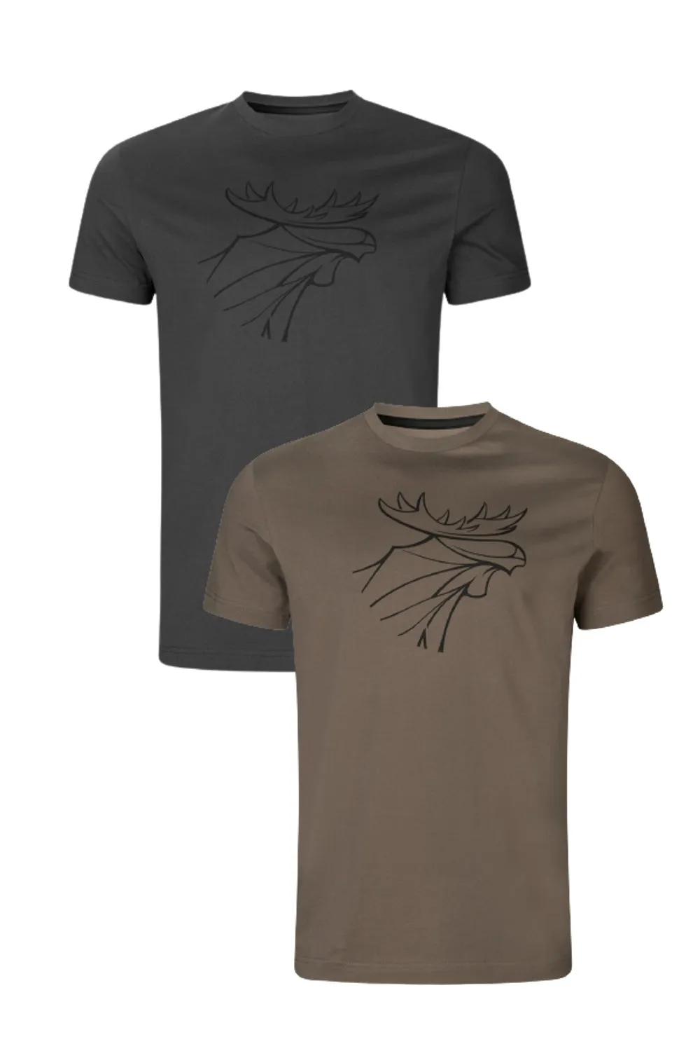 Harkila Graphic T-Shirt Twin Pack