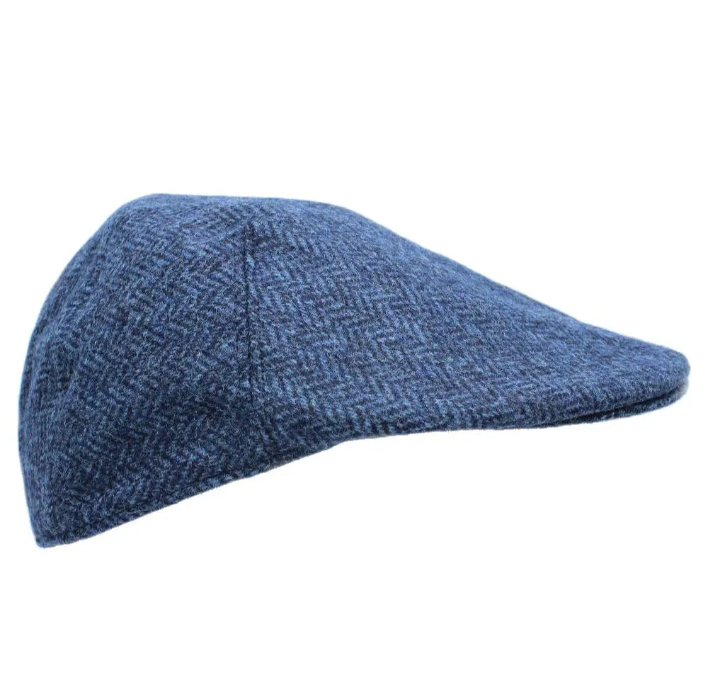 Heather Exeter British Tweed Duckbill Cap