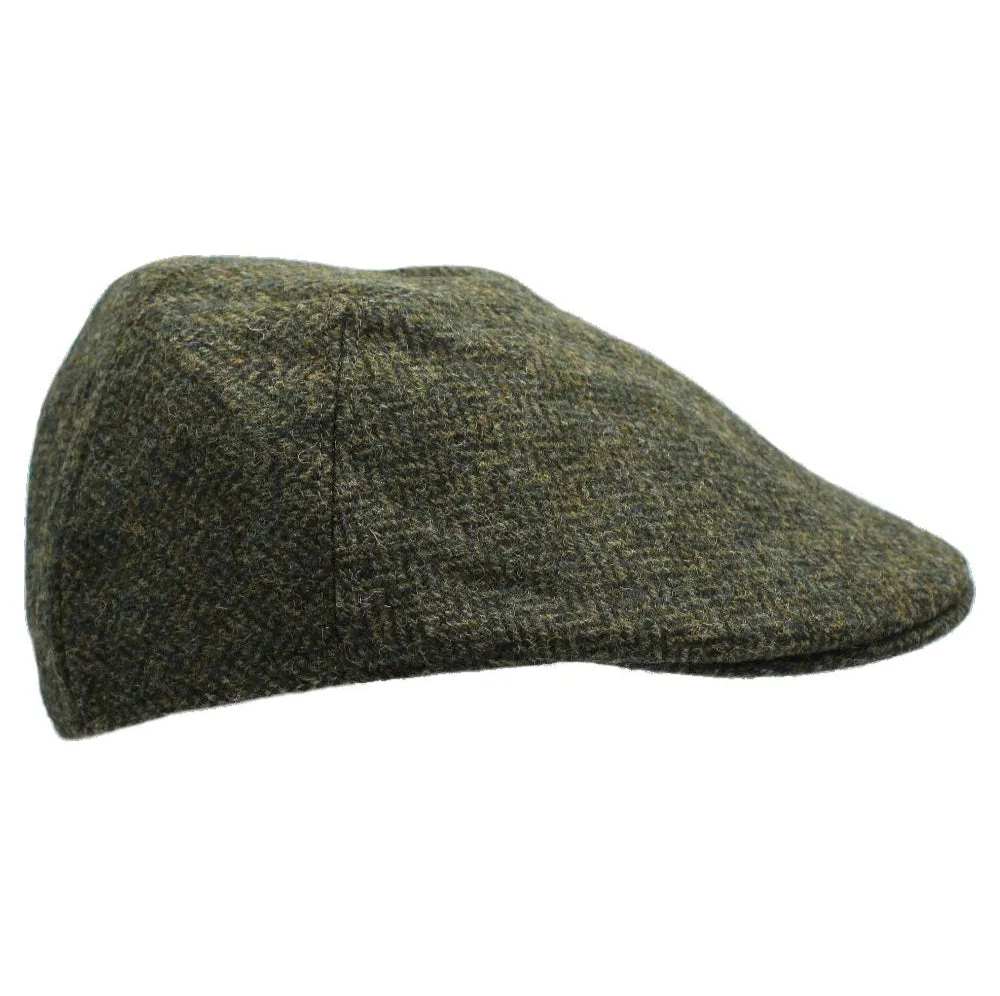 Heather Exeter British Tweed Duckbill Cap