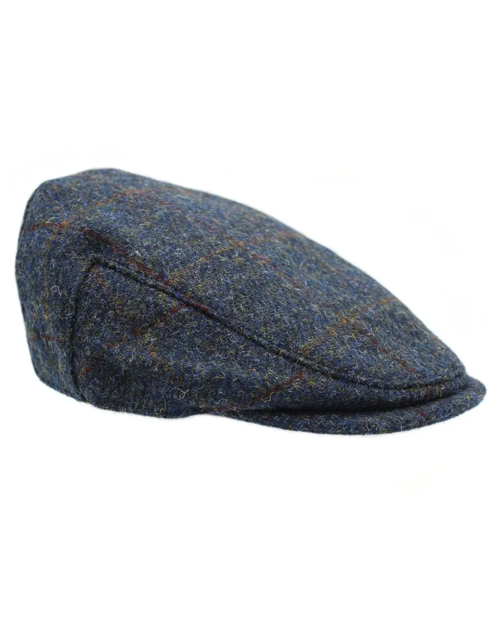 Heather Highland Harris Tweed Flat Cap